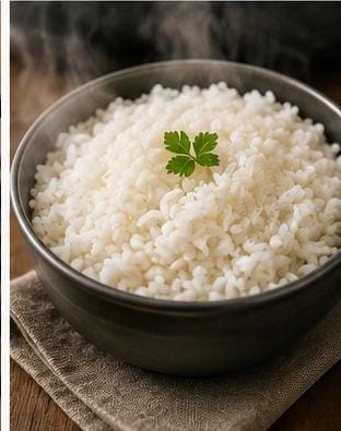Arroz soltinho e bem preparado