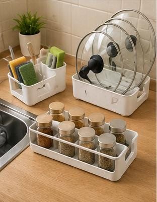 Objetos simples que ajudam a melhorar a organização e praticidade da cozinha