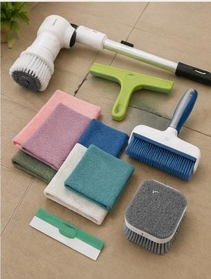 Produtos baratos e eficientes que ajudam na limpeza e manutenção da casa.