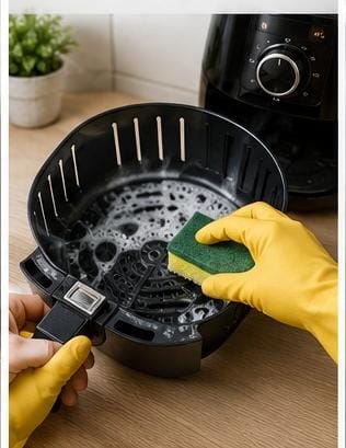 Limpeza correta da Air Fryer para preservar o equipamento e aumentar sua durabilidade.