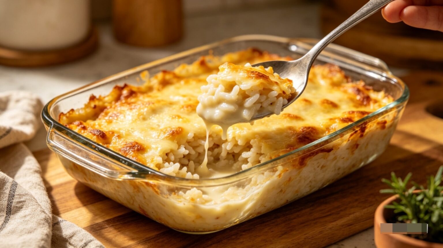 Arroz de Forno Simples para Reaproveitar Arroz Dormido