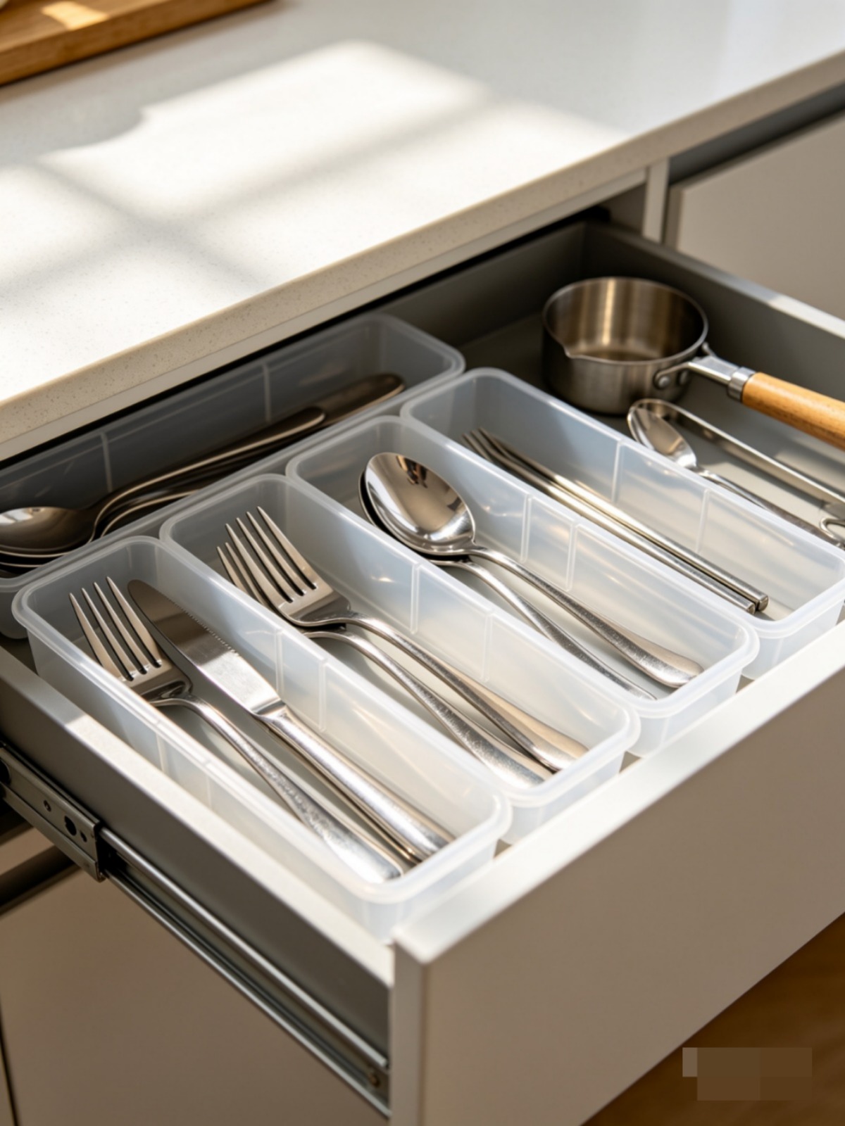 Como organizar gavetas de cozinha