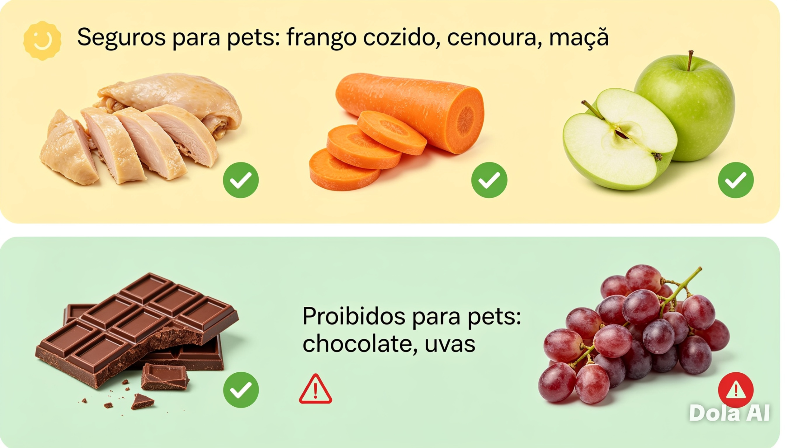 Alimentos seguros e proibidos para cães e gatos: saiba o que pode oferecer