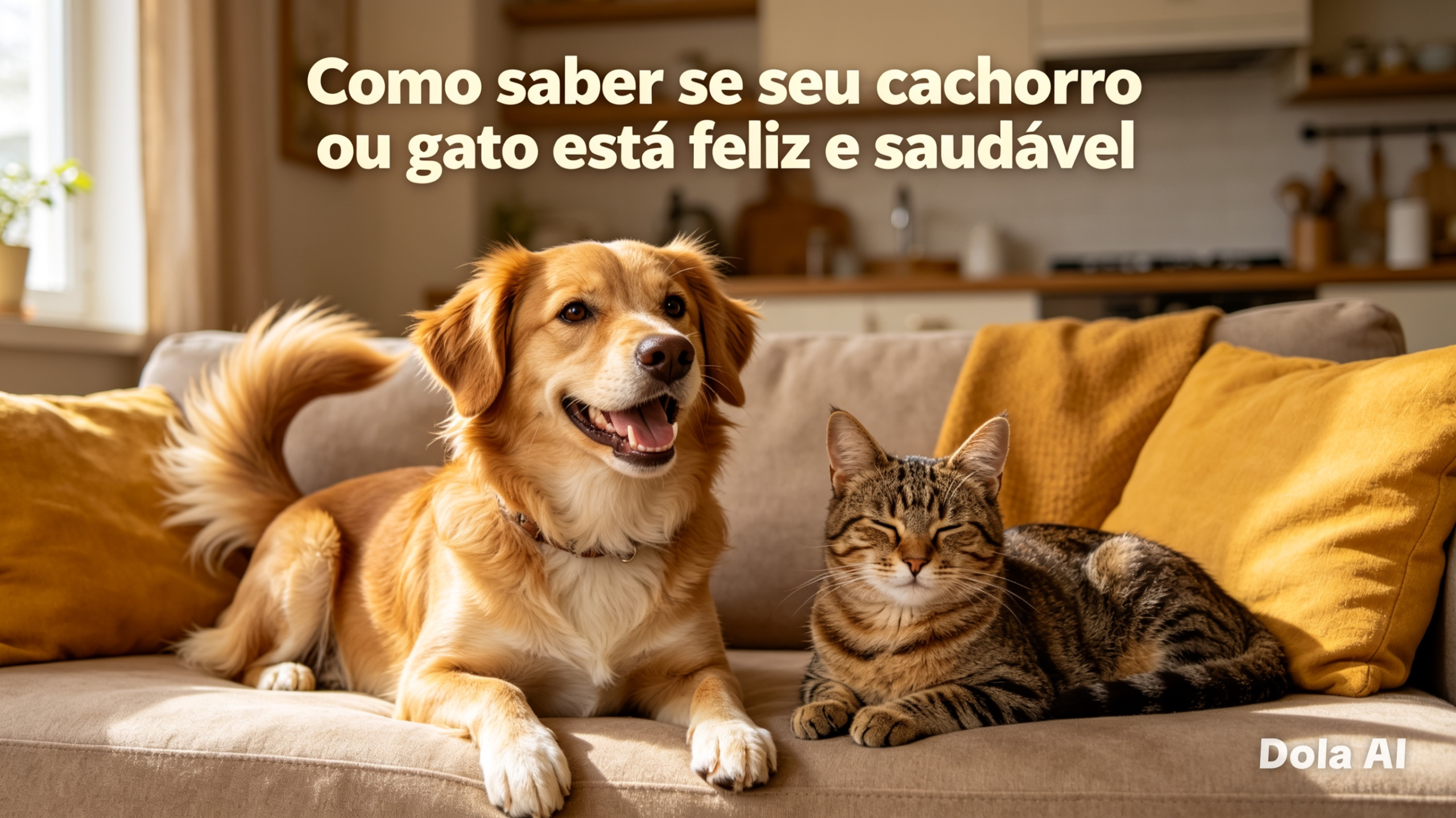 Como saber se seu cachorro ou gato está feliz e saudável