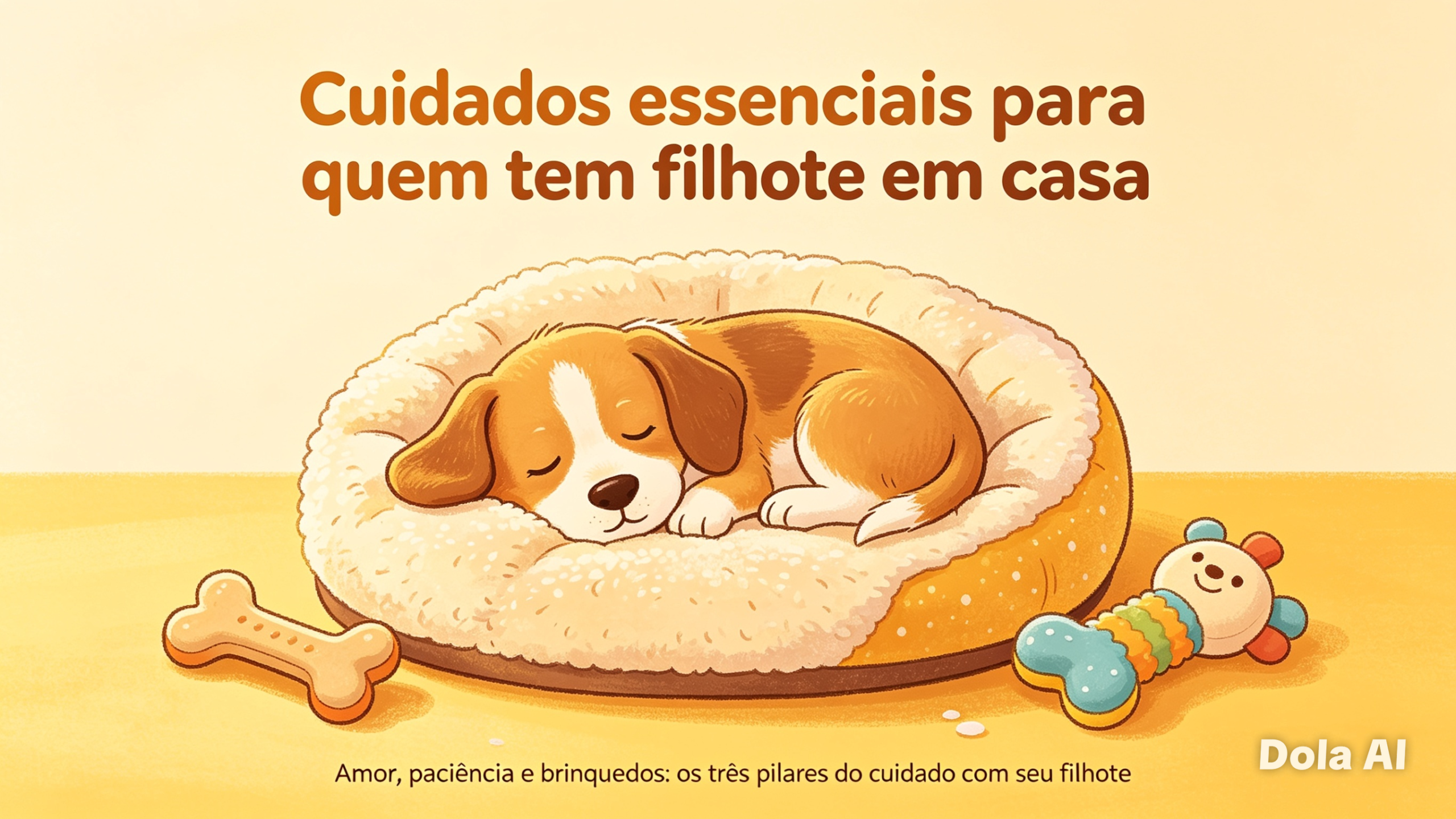 Cuidados essenciais para quem tem filhote em casa