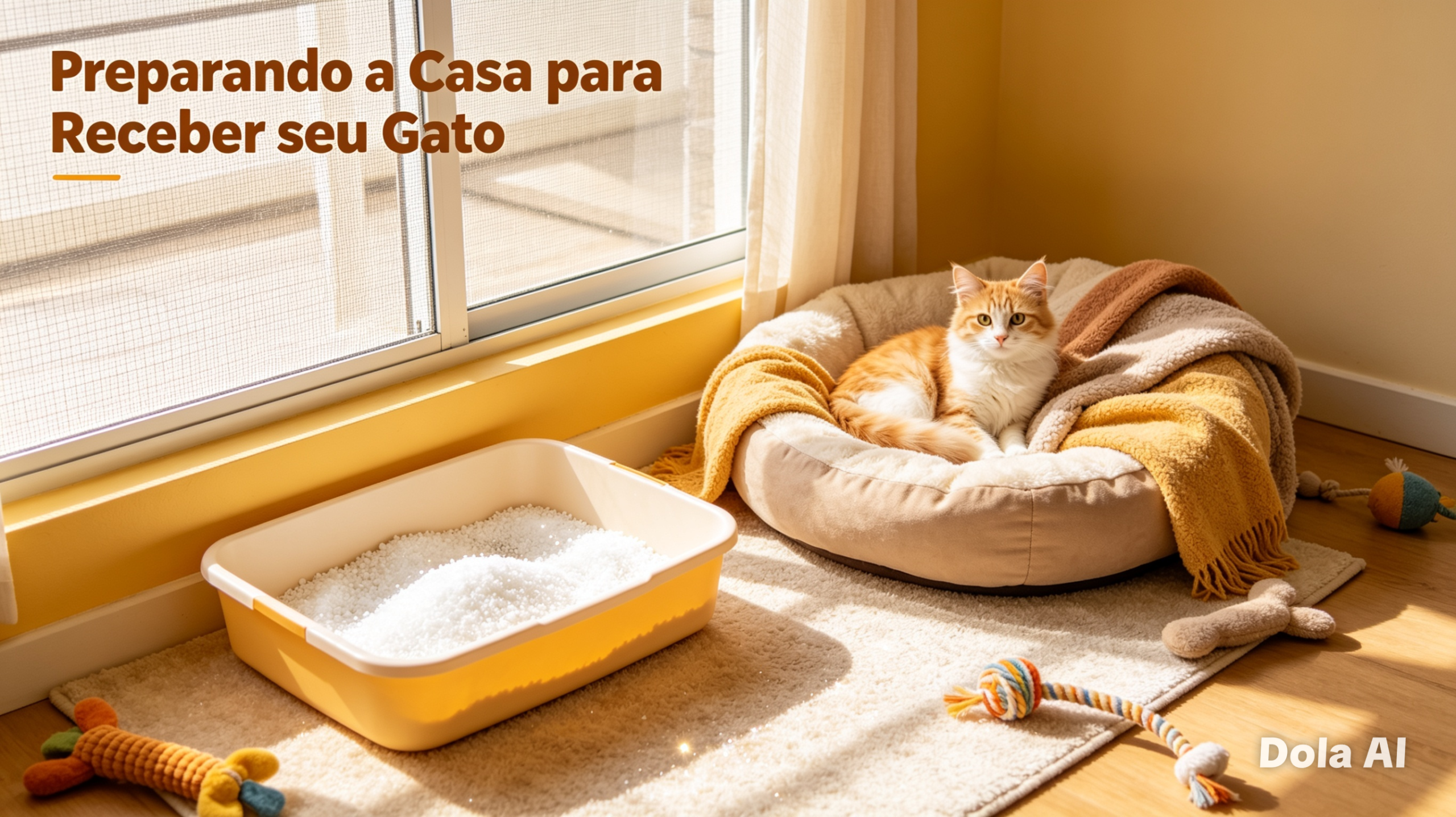 Como preparar a casa para receber um gato com segurança e conforto