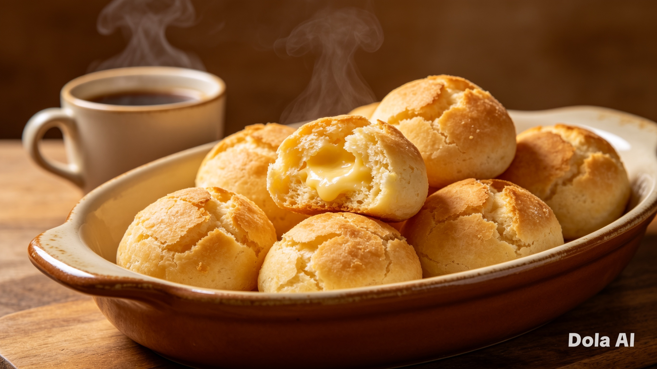 Pão de Queijo Caseiro Simples e Econômico