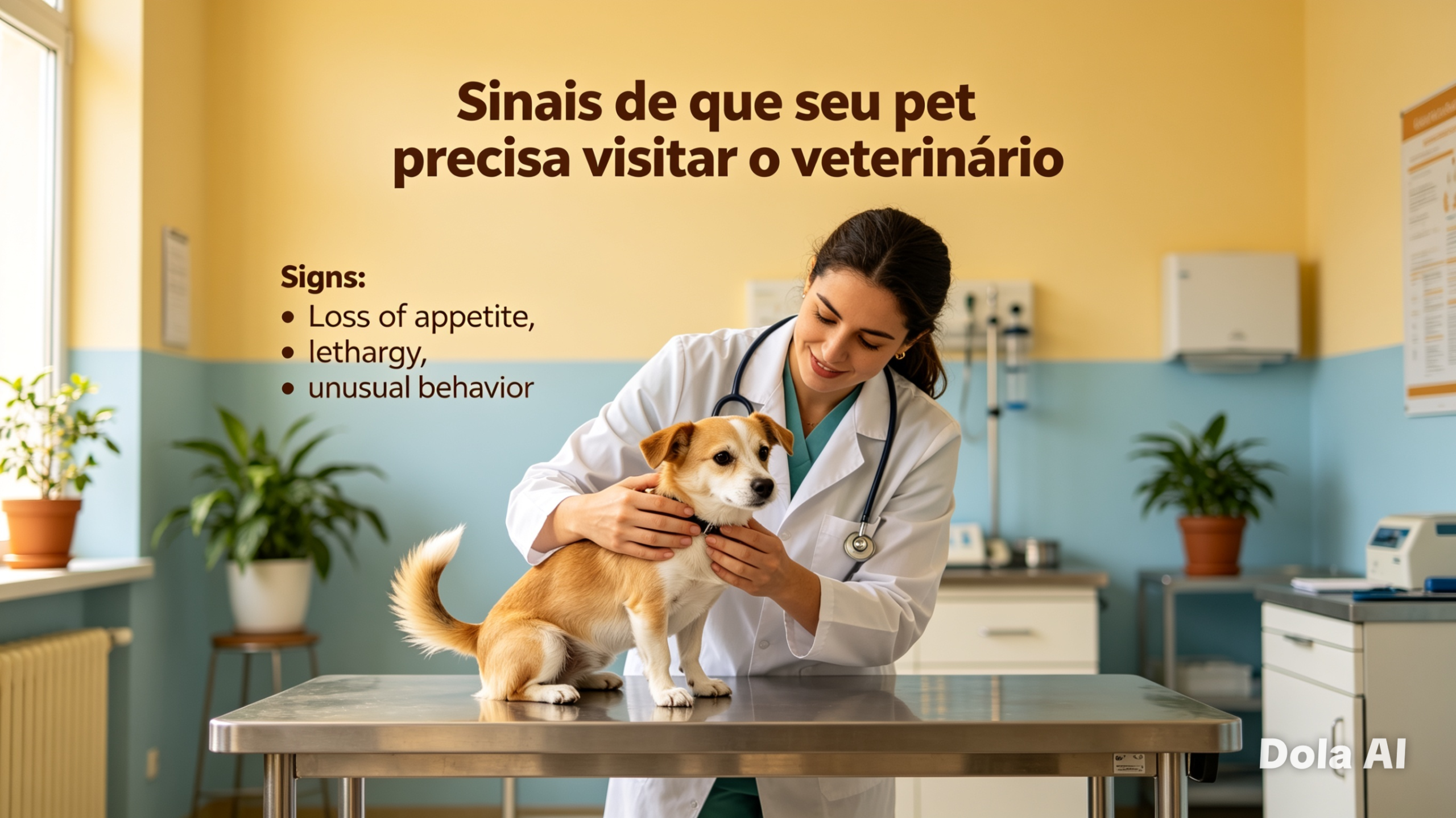 Sinais de que seu pet precisa visitar o veterinário
