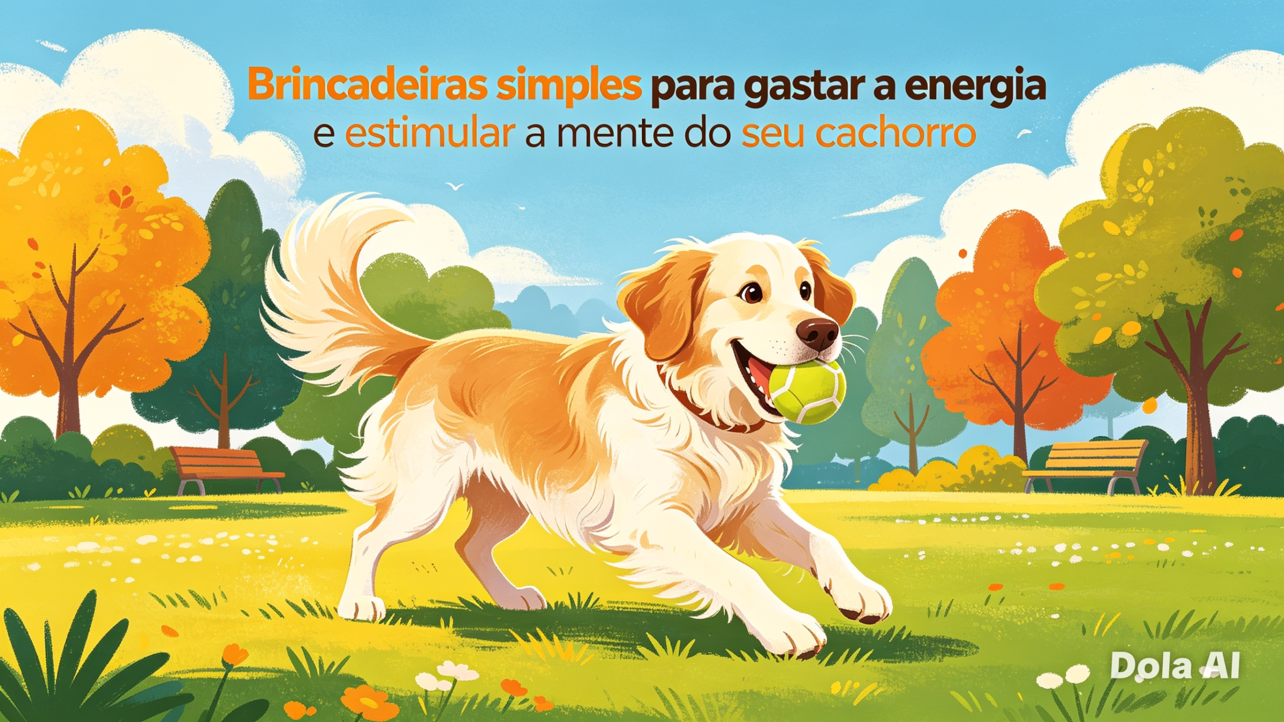 Brincadeiras simples para gastar a energia e estimular a mente do seu cachorro