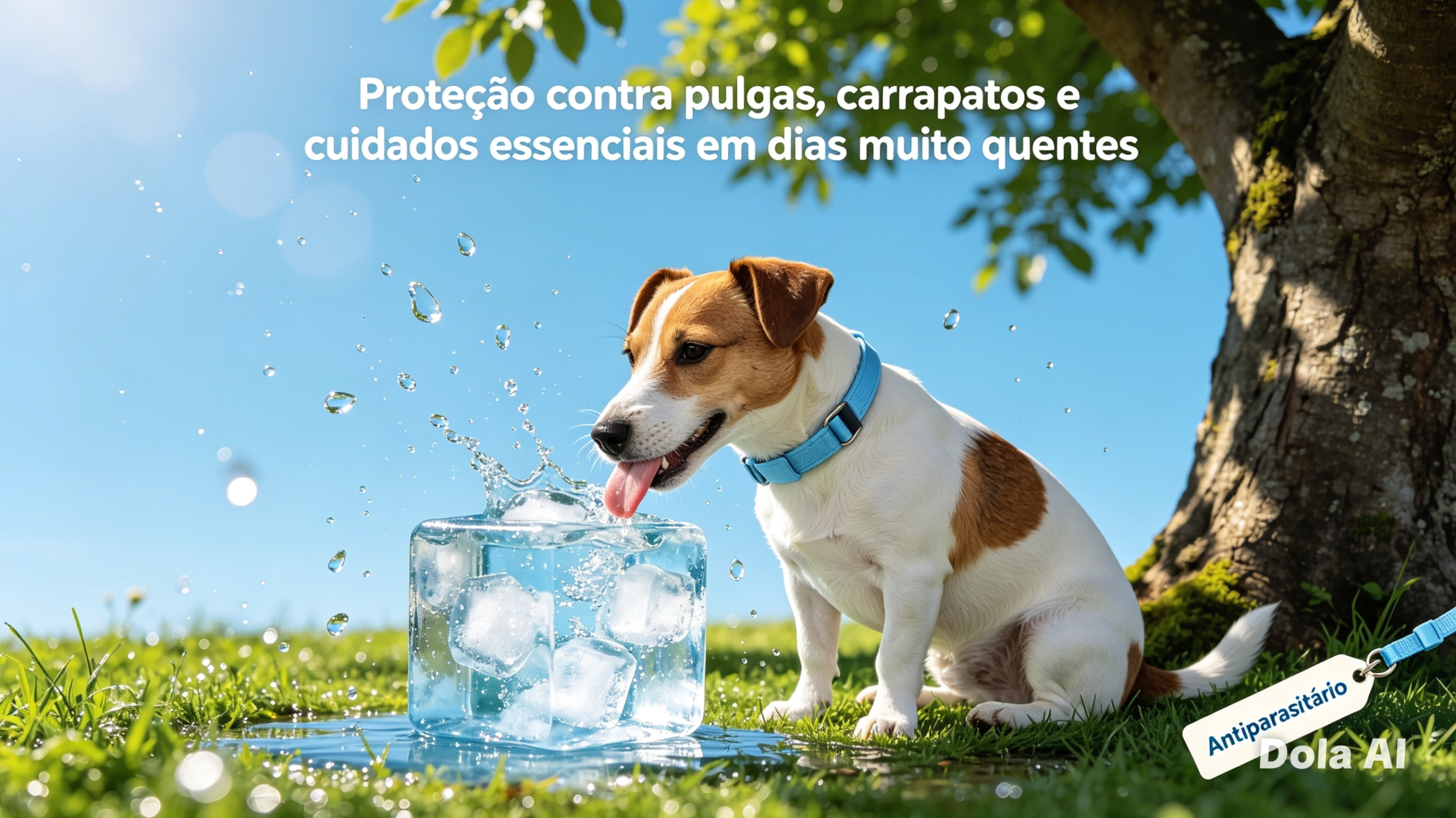 Proteção contra pulgas, carrapatos e cuidados essenciais em dias muito quentes