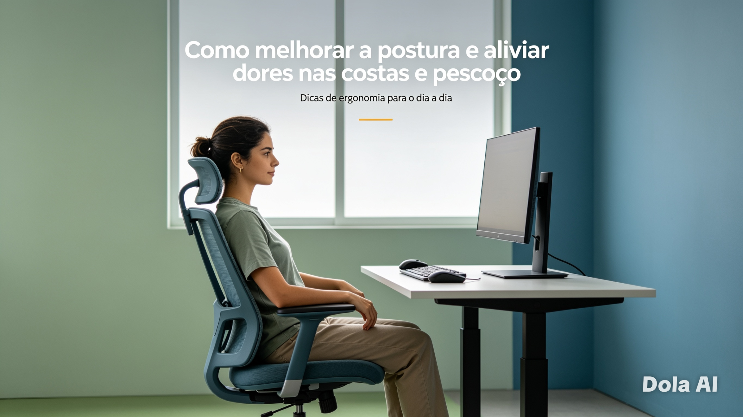 Como melhorar a postura e aliviar dores nas costas e pescoço