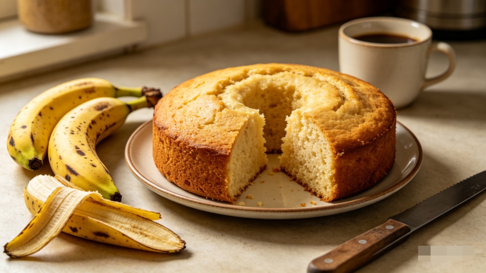 Como fazer bolo de banana simples e fofinho para aproveitar bananas maduras