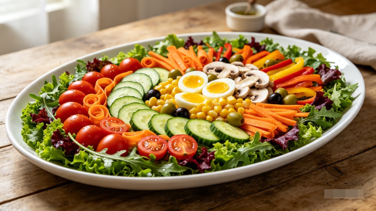 Salada decorativa