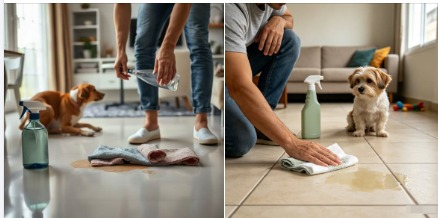 Como tirar cheiro de xixi de cachorro da casa e evitar que o odor volte de vez