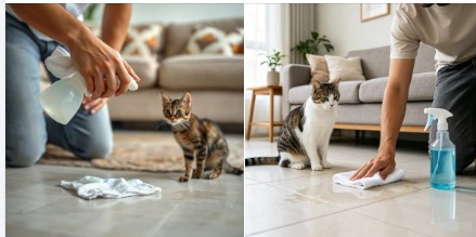 Como tirar cheiro de xixi de gato da casa e dos móveis sem estragar nada (e evitar que volte)